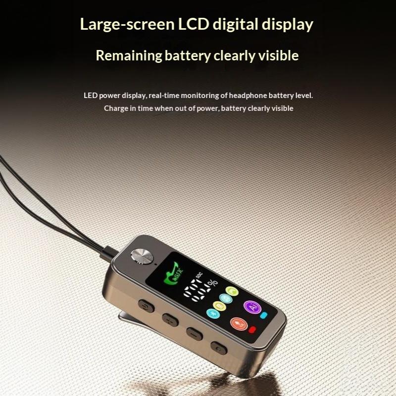 Clip On Bluetooth 5.4 Wireless Gaming Earphones Tf Card K Song Monitor Mode In Ear Earphones For Sports Driving Live Broadcast