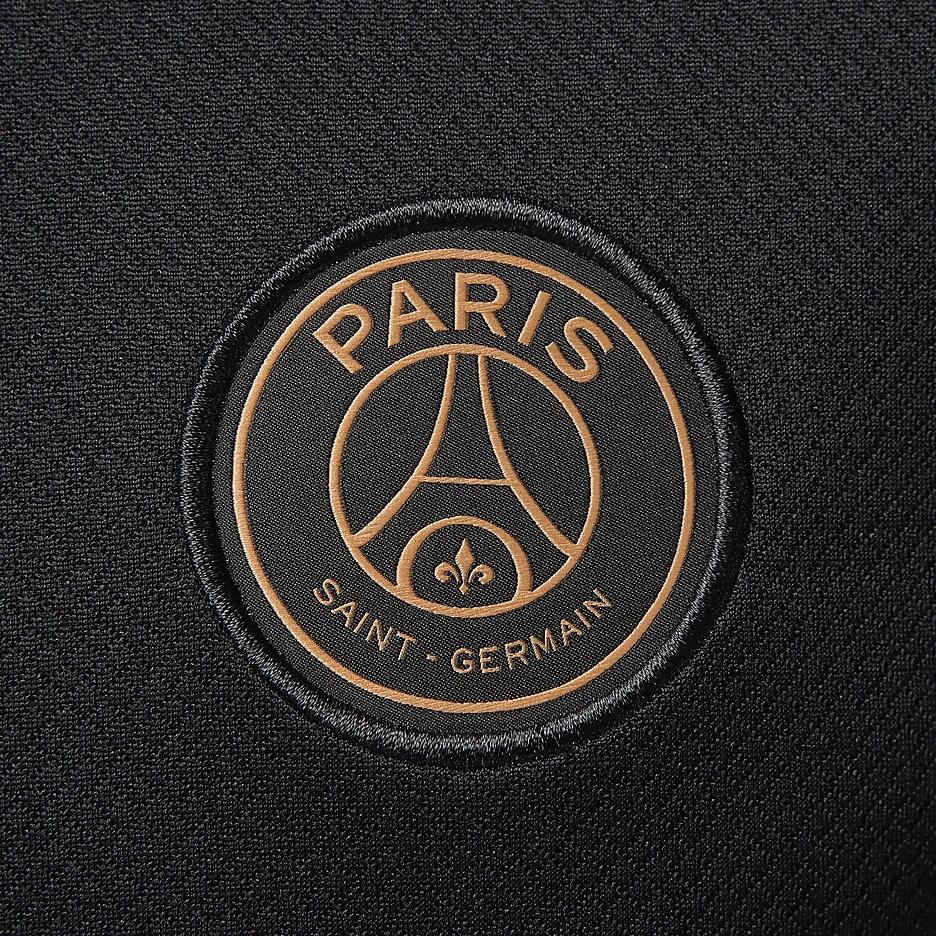 Jordan Paris Saint-Germain Dri-FIT Football FW24 Strike Third Crew Neck Short Sleeve Jersey Men Jersey Black FQ2612-013