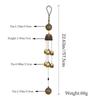 Outdoor Copper Bells Wind Chimes Creative Retro Garden Yard Decoration DIY Home Lucky Pendants