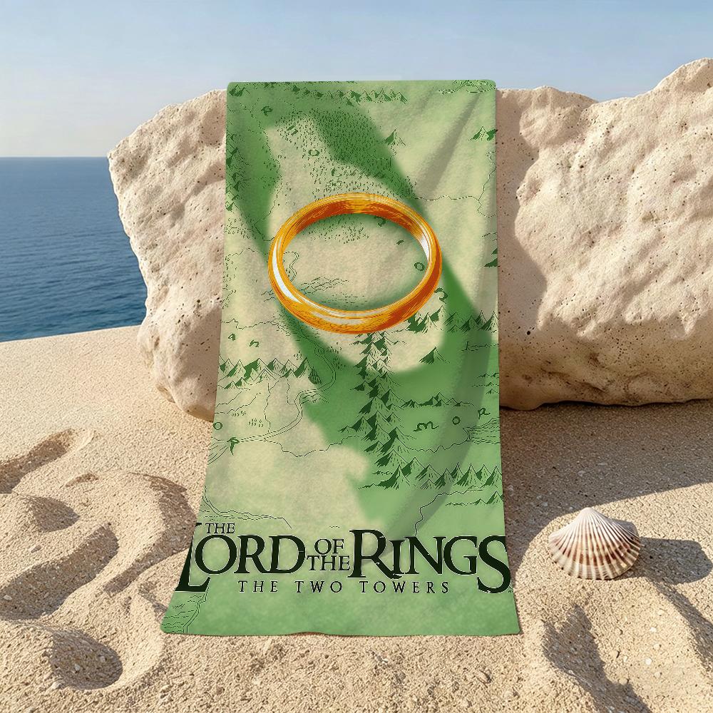 Hot Movie The L-Lord Of The R-rings Towel Towels For Beaches Yoga Studios Gyms Hot Springs Swimming Pools And Picnics