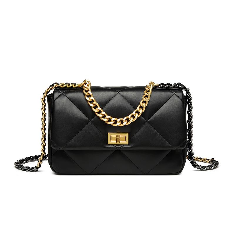 

Модная женская сумка Нишевый дизайн Сумка-цепочка с бриллиантами для женщин Весна и лето Новая ручная маленькая квадратная сумка Сумка через плечо Подмышечная сумка