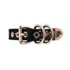 Cross-Border Punk Snake Skin Restraint Set: Handcuffs, Foot Cuffs & Choke Chain Bracelet