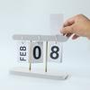 Perpetual Flip Calendar Wooden Standing Desk Flip Calendar Exquisite Daily Flip Calendar for Home