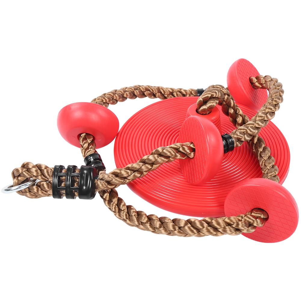 

Safe Kid Swing Disc Platform Indoor Outdoor Swing Seats Garden Playground Training Toy