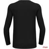 Odlo Men's BL TOP Crew Neck Long Sleeve Merino 200 Shirt, Black, M