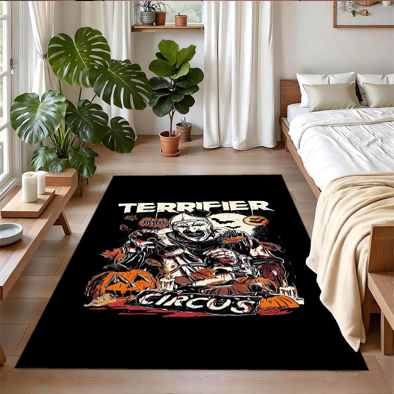 Crystal Velvet Rug Soft Non Slip Indoor Floor Mat Home DecorTerrifier Art the Clown