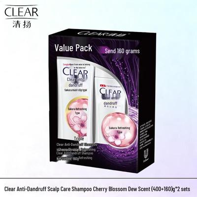Clear Cherry Blossom Anti-Dandruff Scalp Care Shampoo