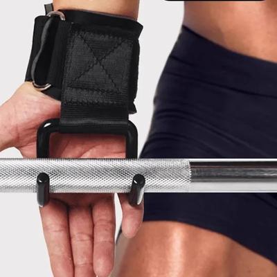 Hochleistungs-Klimmzug-Assistenzhaken Rutschfeste Griffe Gewichtheben Handgelenkschützer für Heim-Fitnessstudio Krafttraining