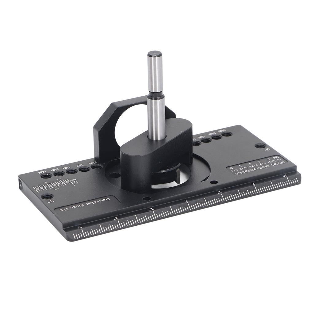 35mm Verdeckte Scharnier Jig Kit Aluminium Legierung Bohren Tiefe Einstellbar Verdeckte Tür Scharnier Jig