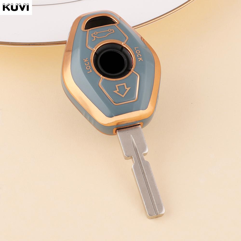3 Buttons Tpu Car Key Case Cover Shell For Bmw Ews X3 X5 Z3 Z4 1 3 5 7 Series E38 E39 E46 Keyless Protected Fob Bag Accessories
