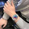 Mod-kit för Casioak GA2100 GA2110 Metallfodral Bezel Gummiarmband För Casioak GAB2100 2110 Modifieringssats Fodral Med Skruvkorrigering