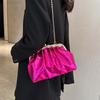 Sac à bandoulière messager moyen en cuir souple Symphony élégant et simple à clip portable, sac décontracté pour femmes, tempérament polyvalent
