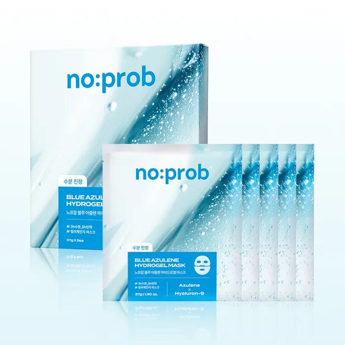[Moisture & Soothing] Hydrogel Mask 5-Pack (Blue Azulene)
