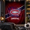 Arazzo da Appendere a Parete Stampa Montreal Canadiens Tessuto per Soggiorno Camera da Letto Decorazione Casa