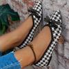 Fashion Fashion Rivet Pointed Toe Shallow Women Shoes Spring New PU Leather Slip on Basic Casual Flats Female Zapatos De Mujer