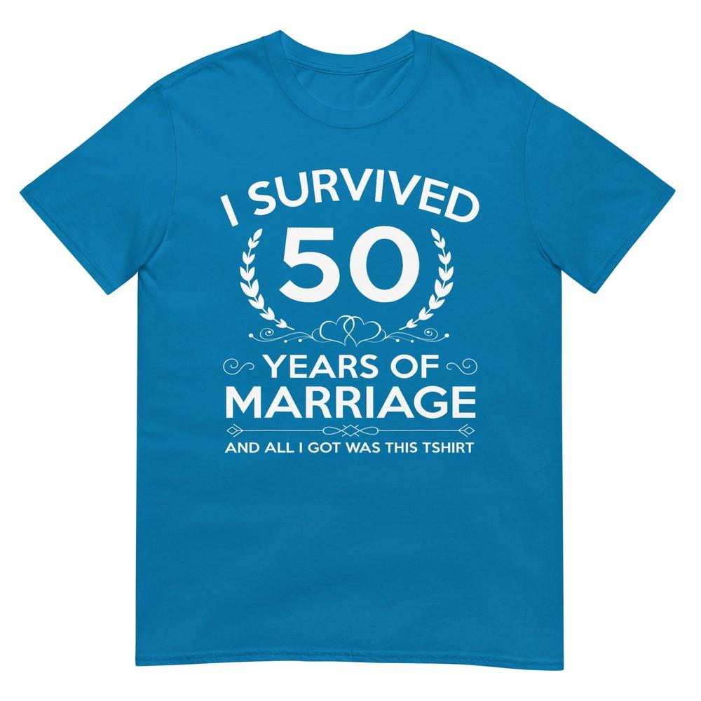 50. Hochzeitstag Geschenke Paare Ehemann Ehefrau 50 Jahre T-Shirt