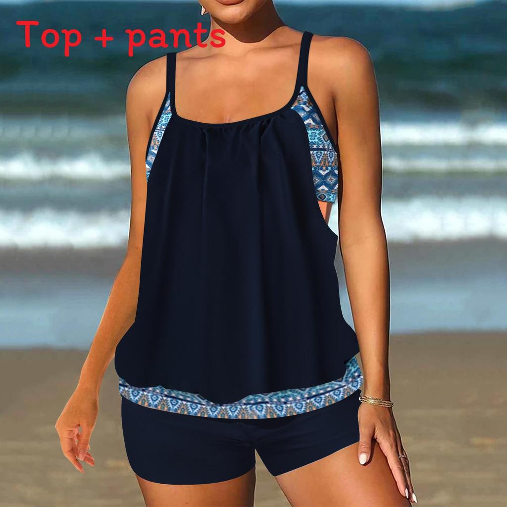 Classic Polyester Bikini Set With Colorful Print For Water Sports Enthusiasts