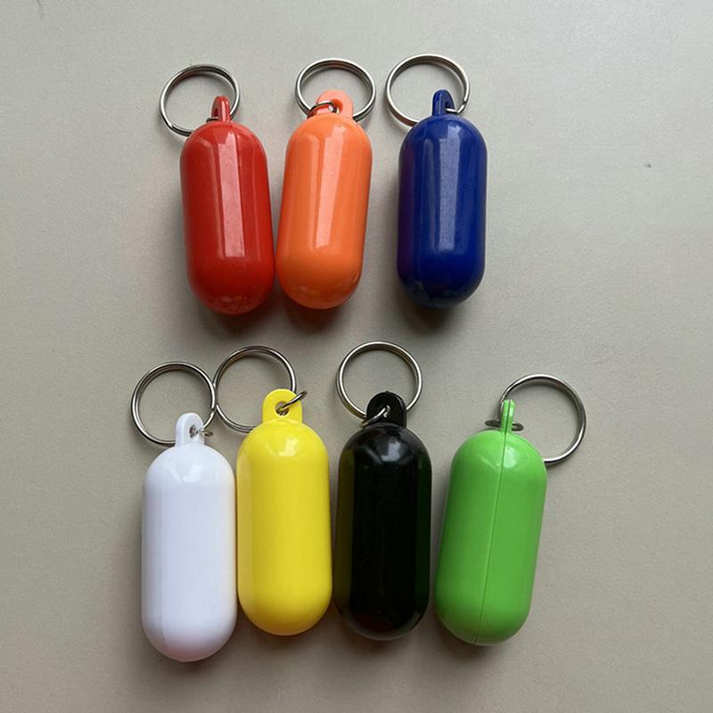 Plastic Boat Kayak Floating Keyring Replacement Marine Sailing Boat Float Keychain Boat Accessory Floating Keychain