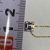 Used bellesiora Blue Sapphire Square Necklace