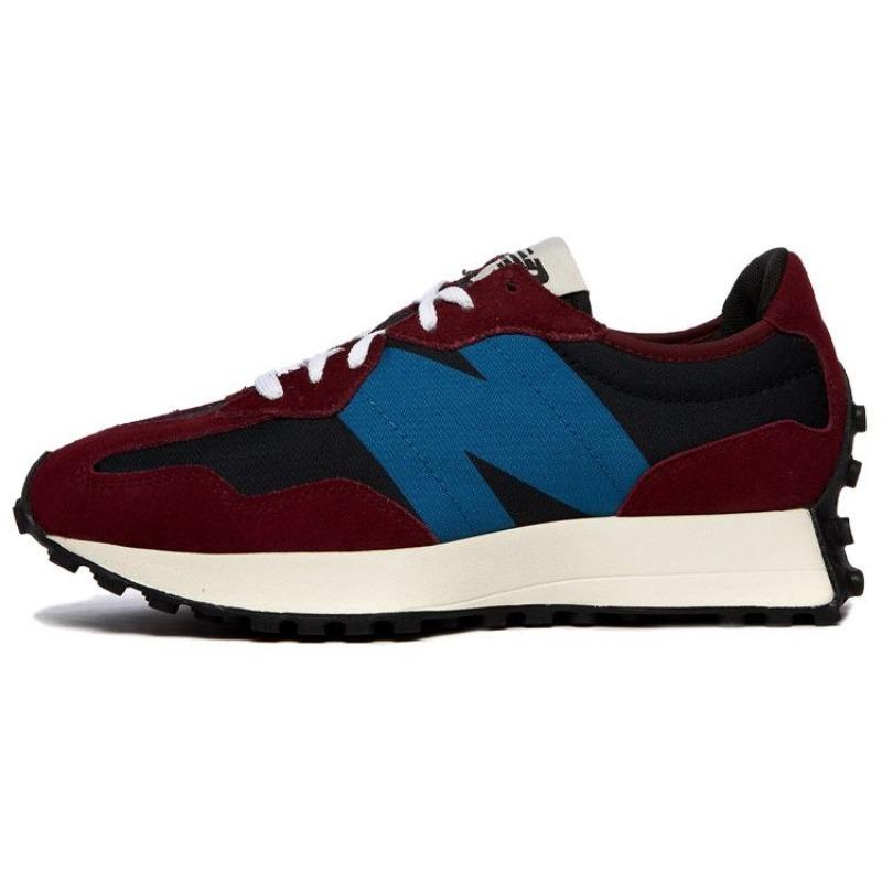 New Balance 327 Wmns Retro Running Shoes Black Red Blue WS327CA 37