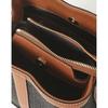 Daks Brown Barnet Dd Pattern Leather Small Shoulder Bag Dcba3e868w3