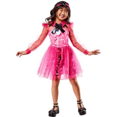 Childrens/Kids Deluxe Draculaura Costume Dress Set