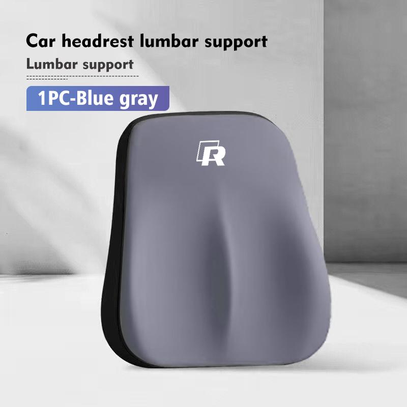 Car Seat Headrest Lumbar Support Neck Pillow Soft Waist Cushion For Volkswagen VW Golf Polo 4 5 6 Passat B5 B6 B7 CC Jetta sew3
