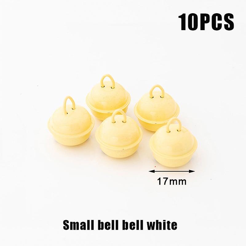 10 szt. 22 mm Kolorowe Malowane Dzwonki Jingle Metalowe Okrągłe Mini Dzwoneczki Ozdoby Dekoracje Wisiorki na Boże Narodzenie Rękodzieło DIY