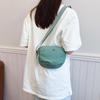 Contrast color messenger mobile phone bag New women's bag Lightweight nylon canvas bag Fashion versatile shoulder bag