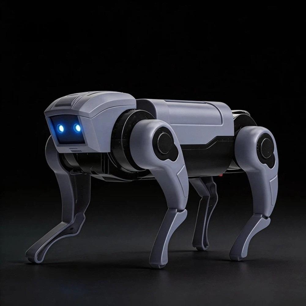

Battery Powered Eletronic Mechanical Dog Flexible Joints Science Teaching Toy Children s Toy сірий