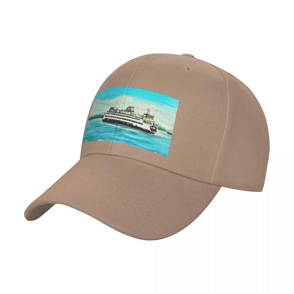 Ferry Painting Baseball Cap Ball  Sunscreen New In The Hat Hats Man Womens