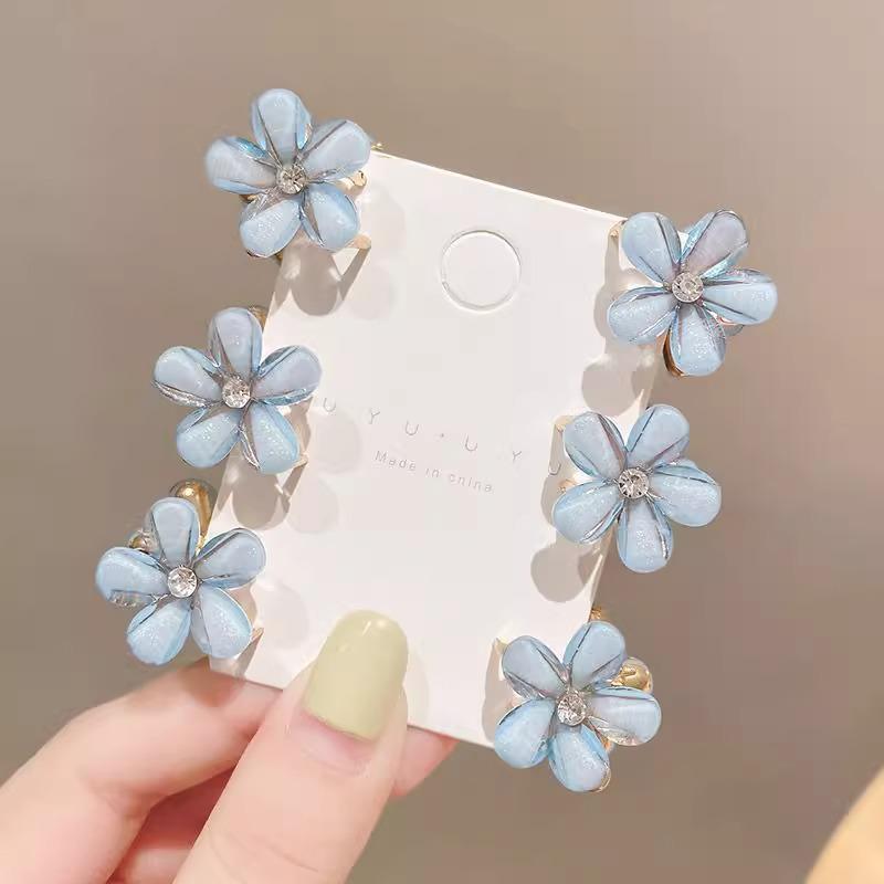 Princess Mini Claw Hair Clips for Women - Summer Side Bang Accessory