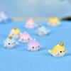 Kawaii Unicorn Seals Cute Animals Mini Resin Figurines Aquarium Decoration Fish Ornaments Artificial DIY Miniature Decor Toys