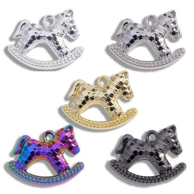 5 Stuks Zinklegering Paard Bedel Metaal Galvaniseren Paard Bedel Decoratie Accessoires DIY Sleutelhanger Sieraden Oorbellen Armband Ketting Hanger