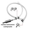 Manual Fluid Extractor Pump, Motorcycle Brake Bleeder Kit, One-Way Check Valve Hydraulic Brake Clutch Bleeding Tool, with Alumin