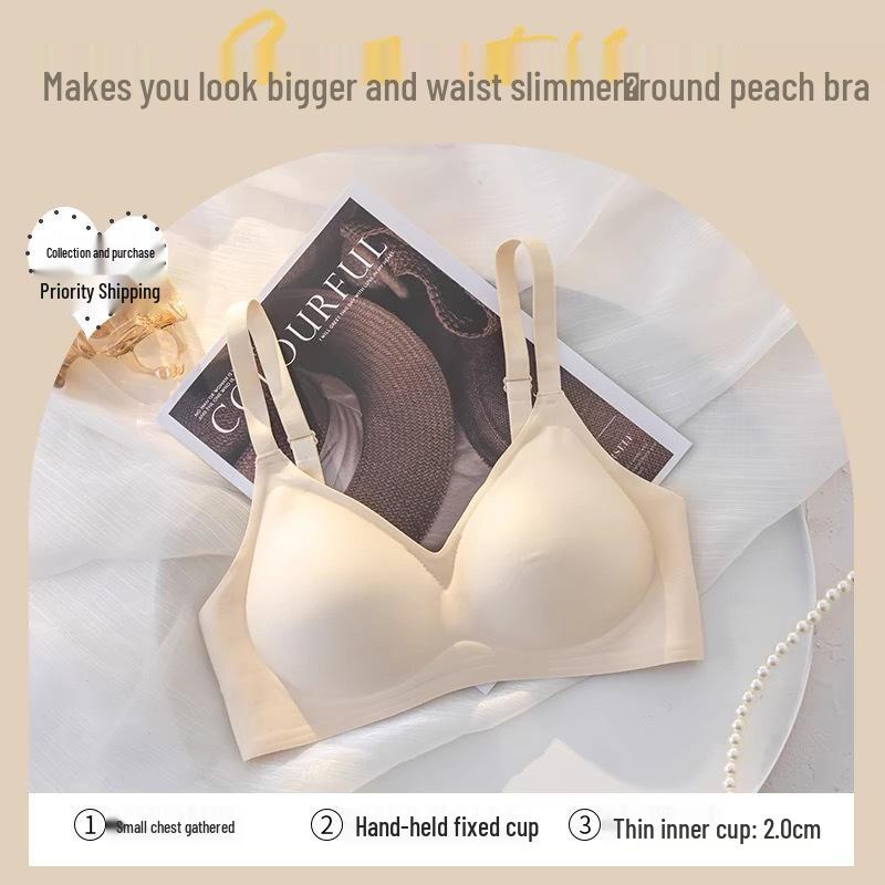 Bezšvová podprsenka velikosti dlaně - Zvýšená podpora pro malá prsa, proti povadnutí, měkká a pohodlná.