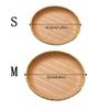 Traditional Imitation Weaving Dinner Plate Classic Snack Plate Fruit Plate Decoration Tray  Home