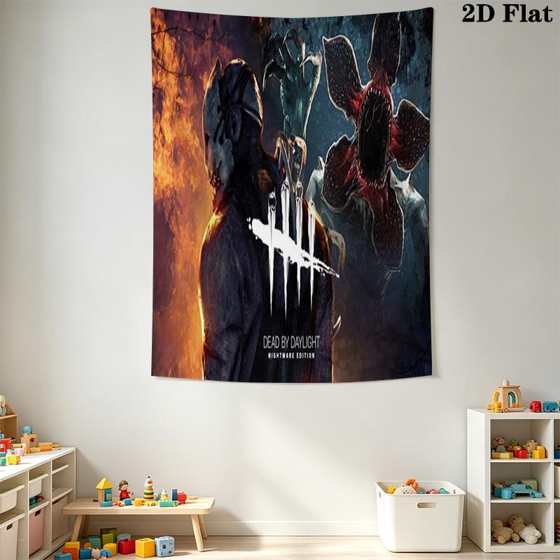 Dead Daylight 2D Flat Wall Tapestry Tapestry Background Cloth Fashion Print Wall Covering Decoration Homestay Soft Decoration Tapestry