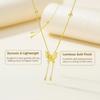Dainty Gold Plated Butterfly Pendant Necklace 1Pc Adjustable Chain Hypoallergenic Jewelry Gift for Teen Girls Women