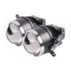 Three SANVI 3-inch Universal Bi-Beam LED Fog Lights: 35W White and Yellow Matrix Headlights