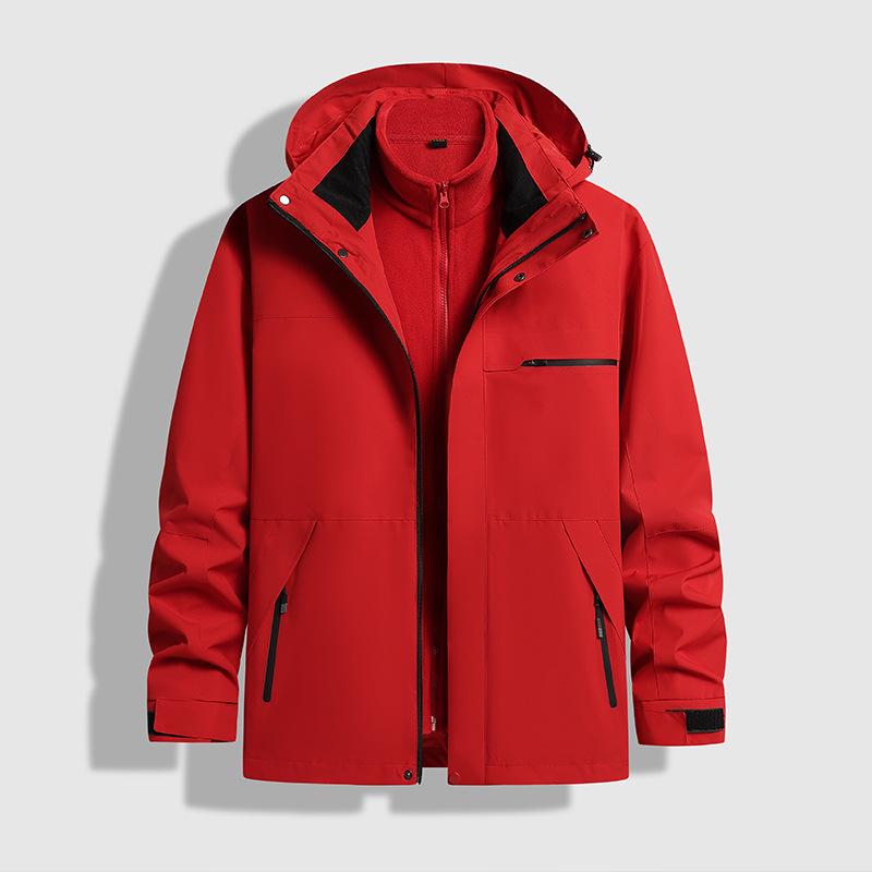 Pierre Cardin Men's 3-in-1 Fleece-Lined Windproof Jacket for Autumn/Winter