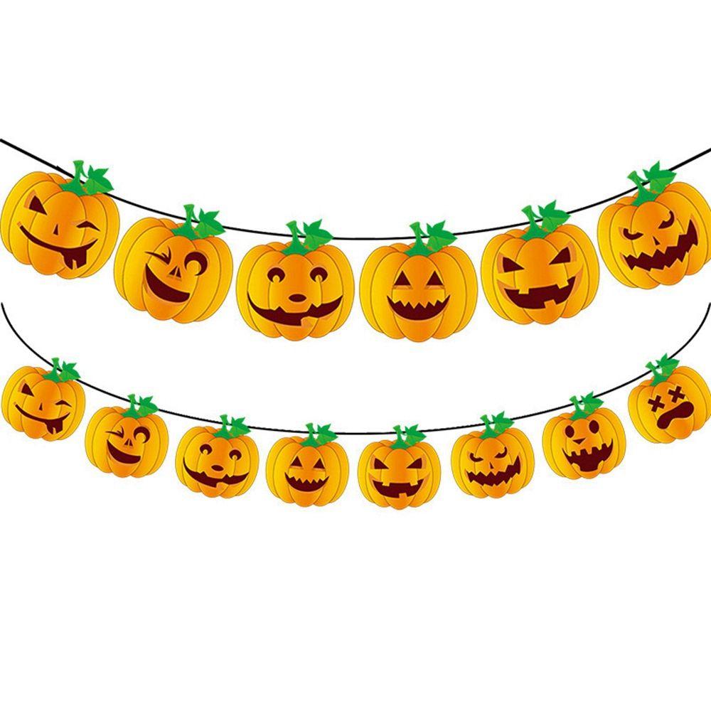 Party Supplies Festival Halloween Halloween Banner Paper Chain Halloween Decor Hanging Garland