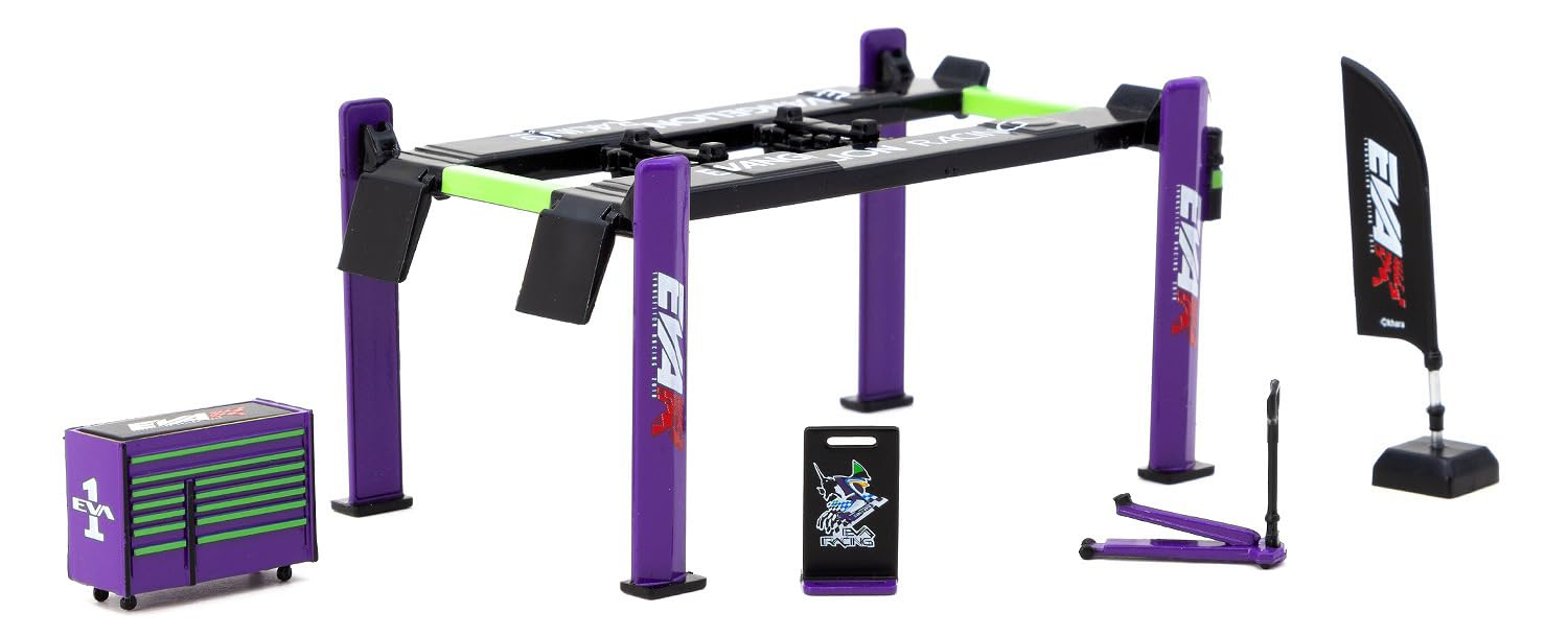 

TARMACWORKS Garage tools set EVA Racing 1/64 T64A-TL001-EVA