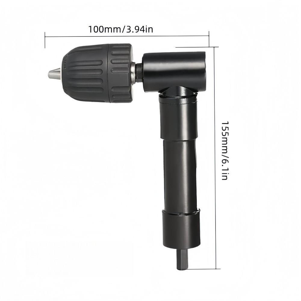 0.8-10mm Chuck Size 90 Degree Corner Drill Electric Drill Chuck Attachment  Industrial Repair