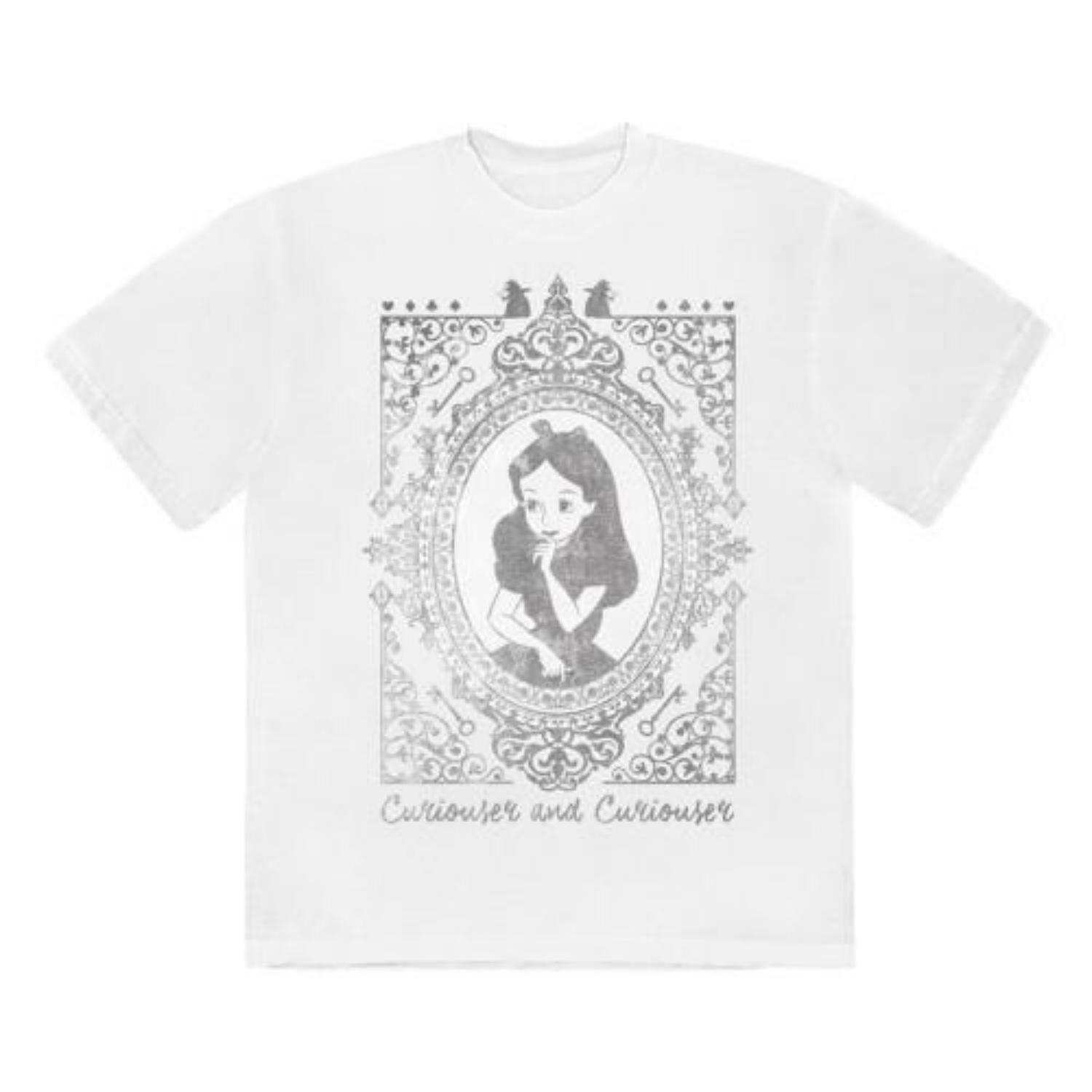 

Alice In Wonderland Unisex Adult Curiouser & Curiouser Alice T-Shirt S разноцветный