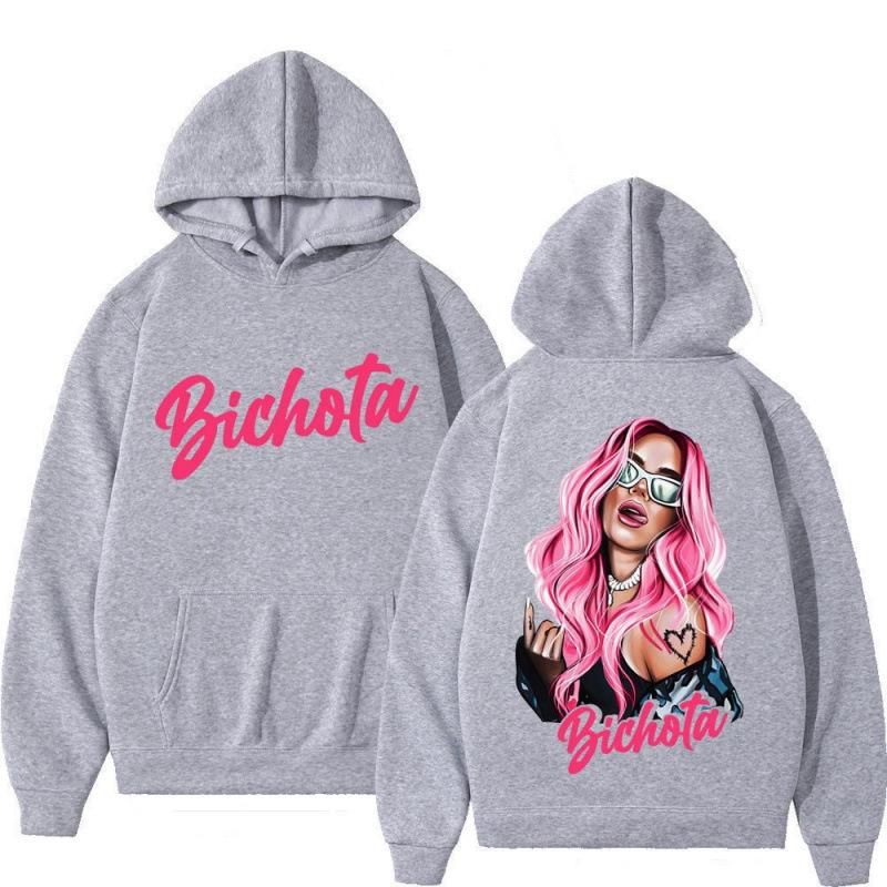 

Women s Fashion Casual Loose Hoodie Anime Beautiful Girl Printing Comfortable Warm Top Hoodie 3XL светло-серый