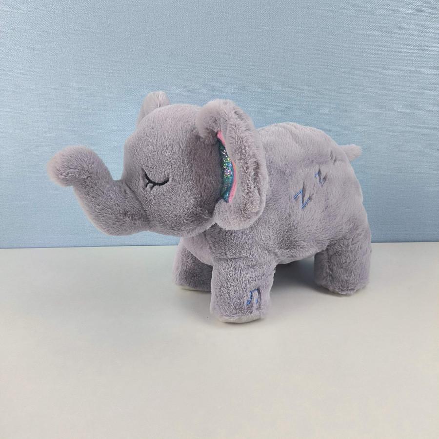Soft And Cuddly Breathing Elephant Plush Toy For Babies Perfect Sleep Companion Gift