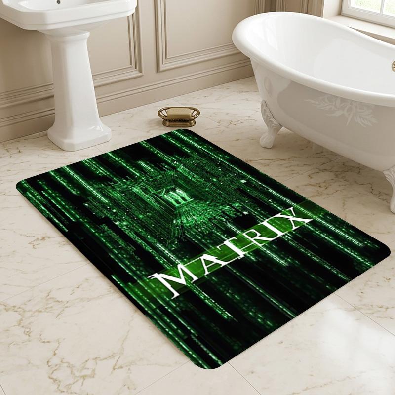 Matrix Code Living Room Nonslip Area Rug Soft Carpet For Bedroom Game Playroom Sofa Office Home Decor Doormat Christmas Gift C9302188