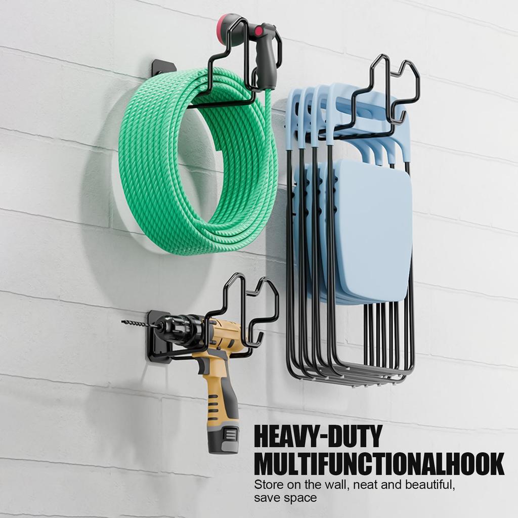 Wasserschlauchhalter Wandmontage Gartenschlauchaufroller Wandmontage Stahlkordel Rohraufbewahrung Aufhänger Für Zuhause Terrasse Pool Außen Garage Werkstatt