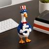 baizihuahu Decorative Ornament, USA 250th Patriotic Goose Centerpiece, Unique Appearance Figure for Household Use Home Decor